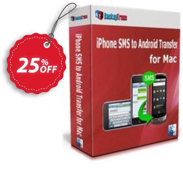 Backuptrans iPhone SMS to Android Transfer for MAC Coupon, discount Backuptrans iPhone SMS to Android Transfer for Mac (Personal Edition) excellent promotions code 2024. Promotion: dreaded discounts code of Backuptrans iPhone SMS to Android Transfer for Mac (Personal Edition) 2024