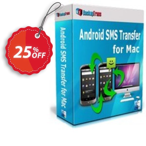 Backuptrans Android SMS Transfer for MAC Coupon, discount Backuptrans Android SMS Transfer for Mac (Personal Edition) big sales code 2025. Promotion: best promotions code of Backuptrans Android SMS Transfer for Mac (Personal Edition) 2024