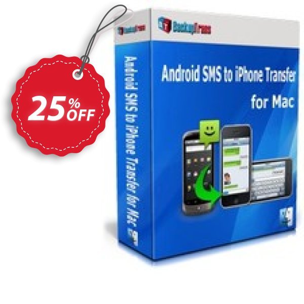 Backuptrans Android iPhone SMS Transfer + for MAC, Family Edition  Coupon, discount Holiday Deals. Promotion: wondrous discount code of Backuptrans Android iPhone SMS Transfer + for Mac (Family Edition) 2024