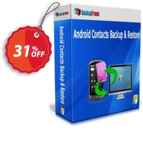 Backuptrans Android Contacts Backup & Restore, Family Edition  Coupon, discount Backuptrans Android Contacts Backup & Restore (Family Edition) wonderful discount code 2024. Promotion: awesome offer code of Backuptrans Android Contacts Backup & Restore (Family Edition) 2024