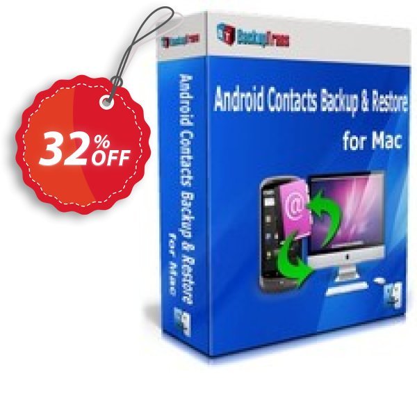 Backuptrans Android Contacts Backup & Restore for MAC, Family Edition  Coupon, discount Backuptrans Android Contacts Backup & Restore for Mac (Family Edition) formidable discount code 2024. Promotion: impressive offer code of Backuptrans Android Contacts Backup & Restore for Mac (Family Edition) 2024