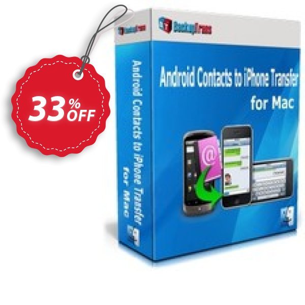 Backuptrans Android Contacts to iPhone Transfer for MAC, One-Time Usage  Coupon, discount Backuptrans Android Contacts to iPhone Transfer for Mac (One-Time Usage) stirring offer code 2024. Promotion: imposing deals code of Backuptrans Android Contacts to iPhone Transfer for Mac (One-Time Usage) 2024