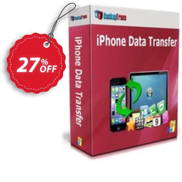 Backuptrans iPhone Data Transfer Coupon, discount Backuptrans iPhone Data Transfer (Personal Edition) amazing discount code 2025. Promotion: wonderful offer code of Backuptrans iPhone Data Transfer (Personal Edition) 2024