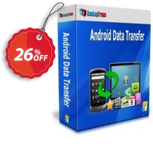 Backuptrans Android Data Transfer, Family Edition  Coupon, discount Backuptrans Android Data Transfer (Family Edition) stirring sales code 2024. Promotion: imposing promotions code of Backuptrans Android Data Transfer (Family Edition) 2024