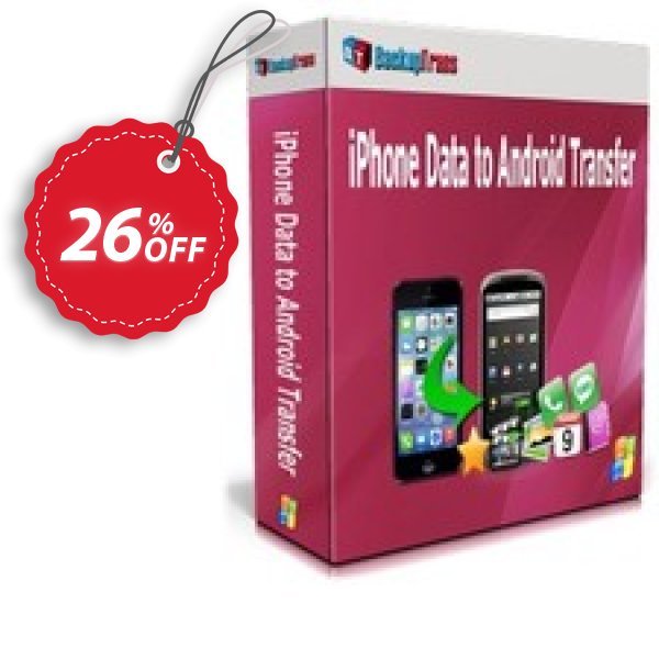 Backuptrans iPhone Data to Android Transfer, Family Edition Coupon, discount Backuptrans iPhone Data to Android Transfer (Family Edition) excellent discounts code 2025. Promotion: dreaded promo code of Backuptrans iPhone Data to Android Transfer (Family Edition) 2024
