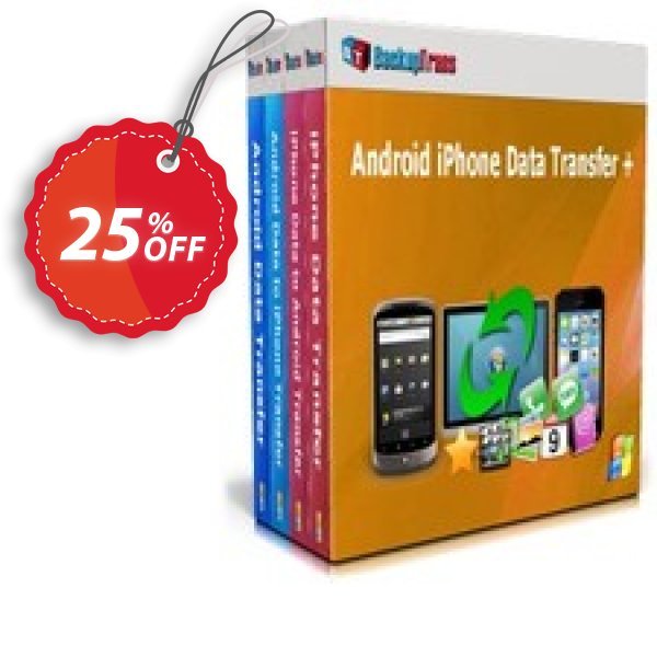 Backuptrans Android iPhone Data Transfer +, Family Edition  Coupon, discount Holiday Deals. Promotion: amazing discount code of Backuptrans Android iPhone Data Transfer + (Family Edition) 2024