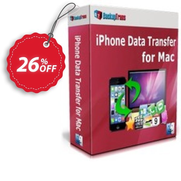Backuptrans iPhone Data Transfer for MAC Coupon, discount Backuptrans iPhone Data Transfer for Mac (Personal Edition) big promotions code 2024. Promotion: best discounts code of Backuptrans iPhone Data Transfer for Mac (Personal Edition) 2024