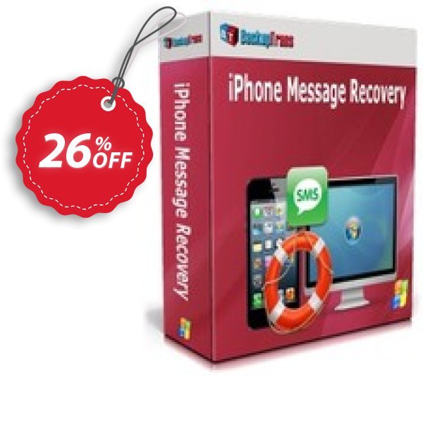 Backuptrans iPhone Message Recovery, Family Edition  Coupon, discount Backuptrans iPhone Message Recovery (Family Edition) awesome sales code 2024. Promotion: exclusive promotions code of Backuptrans iPhone Message Recovery (Family Edition) 2024