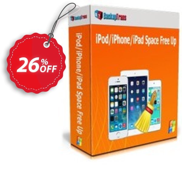 Backuptrans iPod/iPhone/iPad Space Free Up Coupon, discount Backuptrans iPod/iPhone/iPad Space Free Up (Personal Edition) hottest sales code 2025. Promotion: big promotions code of Backuptrans iPod/iPhone/iPad Space Free Up (Personal Edition) 2024