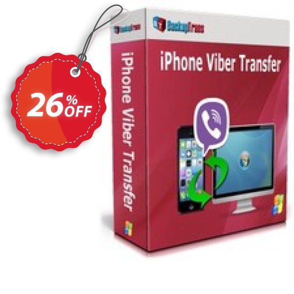 Backuptrans iPhone Viber Transfer Coupon, discount Backuptrans iPhone Viber Transfer (Personal Edition) best offer code 2024. Promotion: super deals code of Backuptrans iPhone Viber Transfer (Personal Edition) 2024