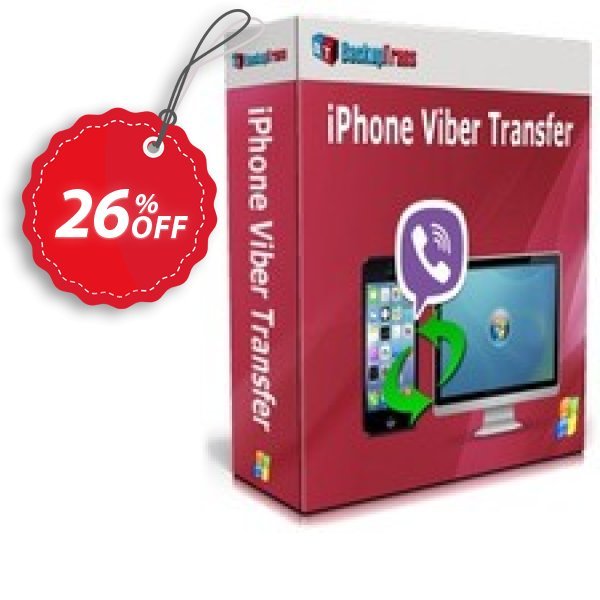 Backuptrans iPhone Viber Transfer, Business Edition Coupon, discount Backuptrans iPhone Viber Transfer (Business Edition) special discounts code 2025. Promotion: hottest promo code of Backuptrans iPhone Viber Transfer (Business Edition) 2024