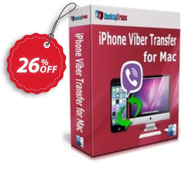 Backuptrans iPhone Viber Transfer for MAC, Family Edition Coupon, discount Backuptrans iPhone Viber Transfer for Mac (Family Edition) stunning discount code 2025. Promotion: amazing offer code of Backuptrans iPhone Viber Transfer for Mac (Family Edition) 2024