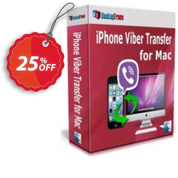Backuptrans iPhone Viber Transfer for MAC, Business Edition Coupon, discount Backuptrans iPhone Viber Transfer for Mac (Business Edition) staggering promo code 2025. Promotion: stunning discount code of Backuptrans iPhone Viber Transfer for Mac (Business Edition) 2024