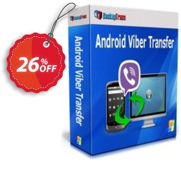 Backuptrans Android Viber Transfer, Business Edition Coupon, discount Backuptrans Android Viber Transfer (Business Edition) exclusive discounts code 2025. Promotion: special promo code of Backuptrans Android Viber Transfer (Business Edition) 2024