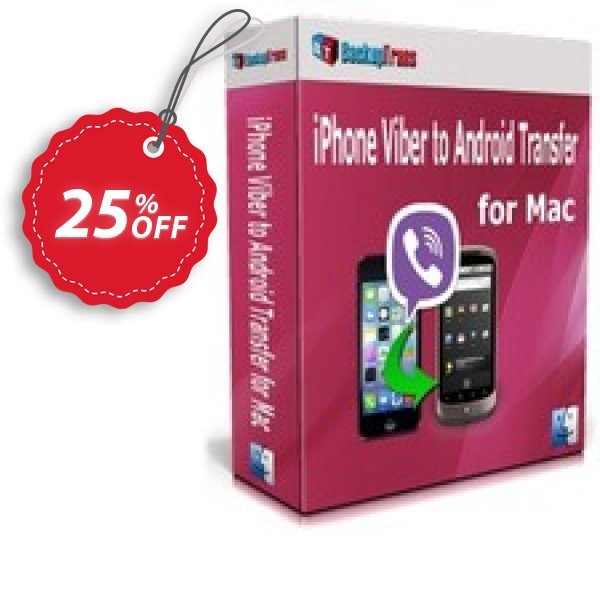 Backuptrans iPhone Viber to Android Transfer for MAC, Business Edition  Coupon, discount Backuptrans iPhone Viber to Android Transfer for Mac (Business Edition) awful promotions code 2024. Promotion: wondrous discounts code of Backuptrans iPhone Viber to Android Transfer for Mac (Business Edition) 2024