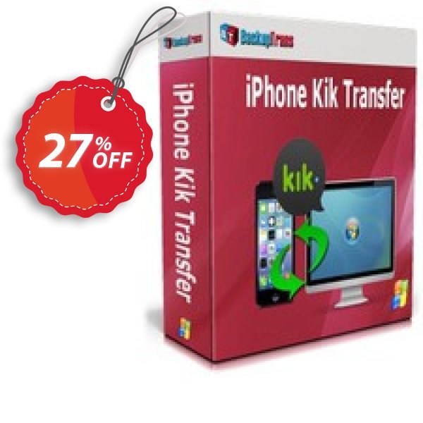 Backuptrans iPhone Kik Transfer, Family Edition  Coupon, discount Backuptrans iPhone Kik Transfer (Family Edition) stunning discounts code 2024. Promotion: amazing promo code of Backuptrans iPhone Kik Transfer (Family Edition) 2024