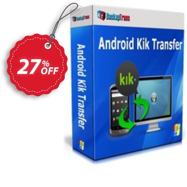 Backuptrans Android Kik Transfer, Family Edition Coupon, discount Backuptrans Android Kik Transfer (Family Edition) special promo code 2025. Promotion: hottest discount code of Backuptrans Android Kik Transfer (Family Edition) 2024