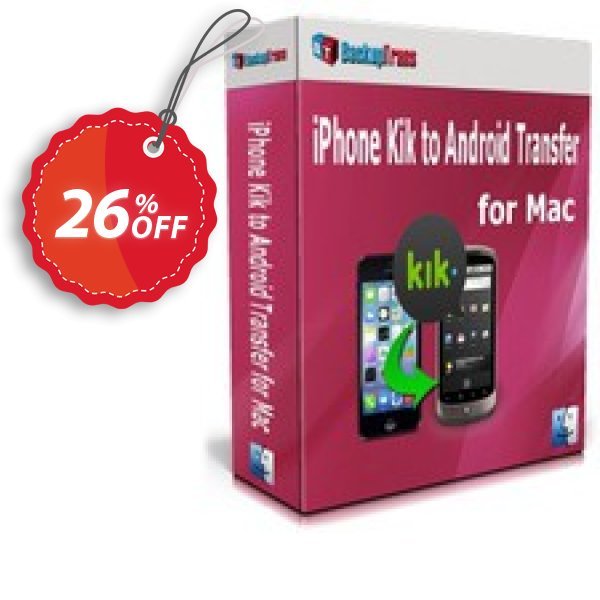 Backuptrans iPhone Kik to Android Transfer for MAC, Family Edition Coupon, discount Backuptrans iPhone Kik to Android Transfer for Mac (Family Edition) amazing offer code 2025. Promotion: awful deals code of Backuptrans iPhone Kik to Android Transfer for Mac (Family Edition) 2024