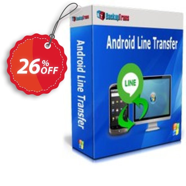 Backuptrans Android Line Transfer Coupon, discount Backuptrans Android Line Transfer (Personal Edition) wonderful deals code 2024. Promotion: awesome sales code of Backuptrans Android Line Transfer (Personal Edition) 2024
