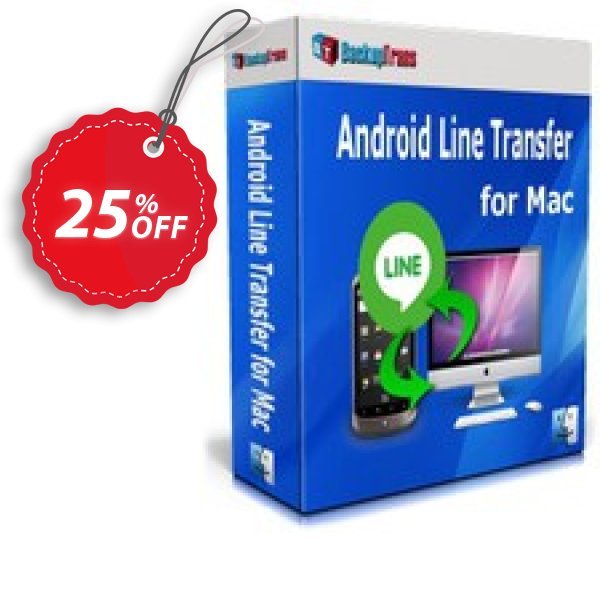 Backuptrans Android Line Transfer for MAC, Business Edition Coupon, discount Backuptrans Android Line Transfer for Mac (Business Edition) impressive sales code 2025. Promotion: stirring promotions code of Backuptrans Android Line Transfer for Mac (Business Edition) 2024