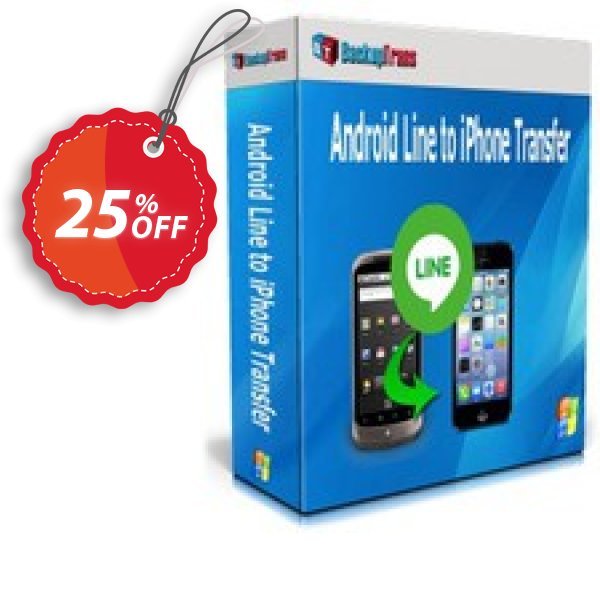 Backuptrans Android Line to iPhone Transfer, Business Edition  Coupon, discount Backuptrans Android Line to iPhone Transfer (Business Edition) amazing sales code 2024. Promotion: awful promotions code of Backuptrans Android Line to iPhone Transfer (Business Edition) 2024