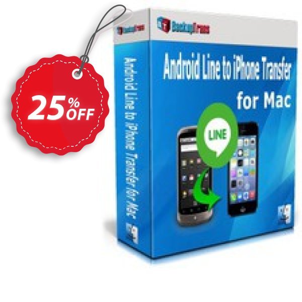 Backuptrans Android Line to iPhone Transfer for MAC, Business Edition Coupon, discount Backuptrans Android Line to iPhone Transfer for Mac (Business Edition) big discount code 2025. Promotion: best offer code of Backuptrans Android Line to iPhone Transfer for Mac (Business Edition) 2024