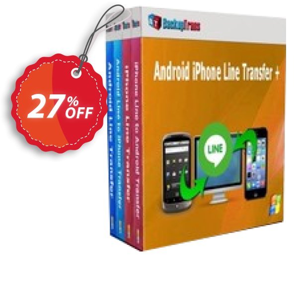 Backuptrans Android iPhone Line Transfer plus Coupon, discount 22% OFF Backuptrans Android iPhone Line Transfer plus, verified. Promotion: Special promotions code of Backuptrans Android iPhone Line Transfer plus, tested & approved
