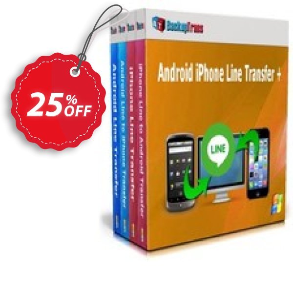 Backuptrans Android iPhone Line Transfer plus, Business Edition  Coupon, discount Holiday Deals. Promotion: excellent promo code of Backuptrans Android iPhone Line Transfer +(Business Edition) 2024