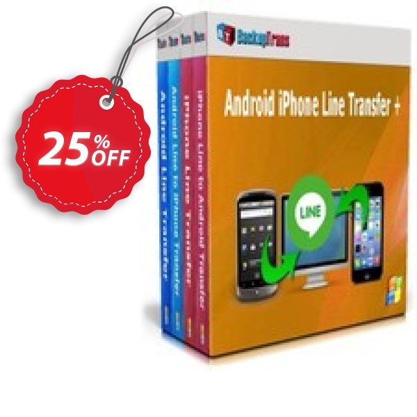 Backuptrans Android iPhone Line Transfer plus, Business Edition Coupon, discount Holiday Deals. Promotion: excellent promo code of Backuptrans Android iPhone Line Transfer +(Business Edition) 2024