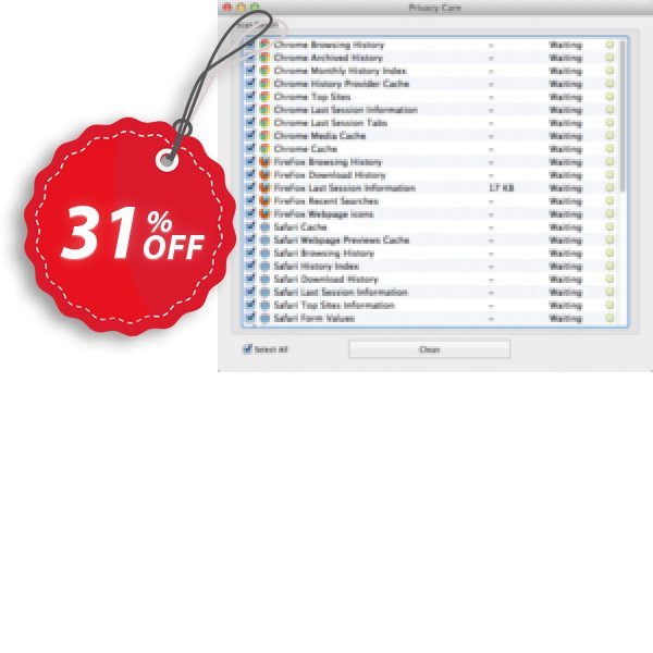 Privacy Care for MAC Coupon, discount Privacy Care for Mac fearsome discount code 2025. Promotion: fearsome discount code of Privacy Care for Mac 2024
