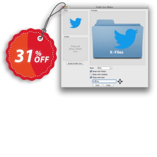 Folder Icon Maker for MAC Coupon, discount Folder Icon Maker for Mac wonderful offer code 2025. Promotion: wonderful offer code of Folder Icon Maker for Mac 2024