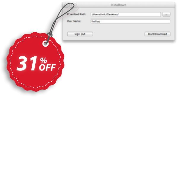 InstaDown for MAC Coupon, discount InstaDown for Mac impressive discount code 2025. Promotion: impressive discount code of InstaDown for Mac 2024