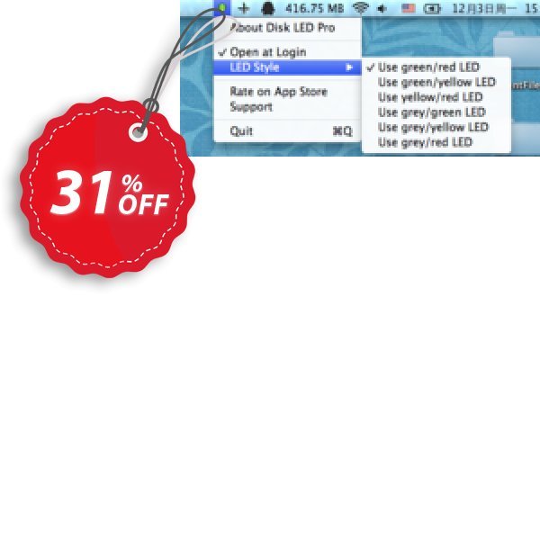 Disk LED Pro for MAC Coupon, discount Disk LED Pro for Mac hottest promo code 2025. Promotion: hottest promo code of Disk LED Pro for Mac 2024