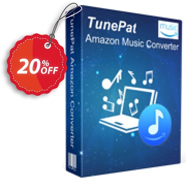 TunePat Amazon Music Converter Coupon, discount TunePat Amazon Music Converter for Windows excellent offer code 2024. Promotion: excellent offer code of TunePat Amazon Music Converter for Windows 2024