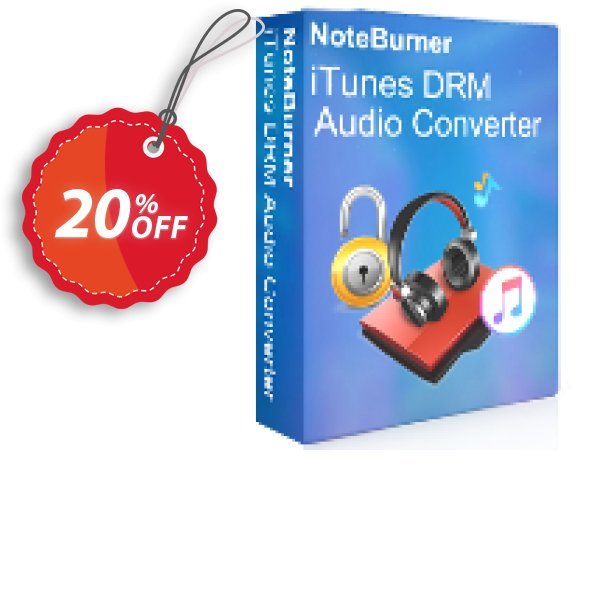 NoteBurner iTunes DRM Audio Converter for WINDOWS Coupon, discount NoteBurner iTunes DRM Audio Converter for Windows awful promotions code 2025. Promotion: awful promotions code of NoteBurner iTunes DRM Audio Converter for Windows 2024