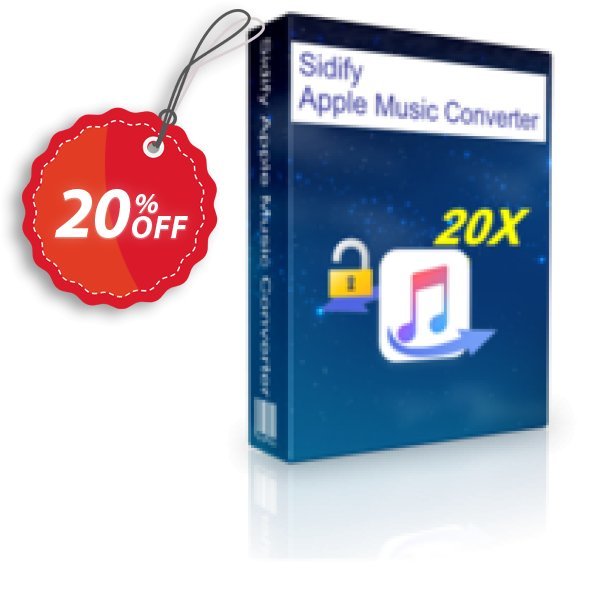 Sidify Apple Music Converter Coupon, discount Sidify Apple Music Converter for Windows wondrous promo code 2024. Promotion: wondrous promo code of Sidify Apple Music Converter for Windows 2024