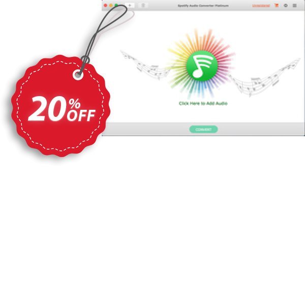 Spotify Audio Converter Platinum, MAC version Coupon, discount Spotify Audio Converter Platinum (Mac version) stirring discounts code 2025. Promotion: stirring discounts code of Spotify Audio Converter Platinum (Mac version) 2024