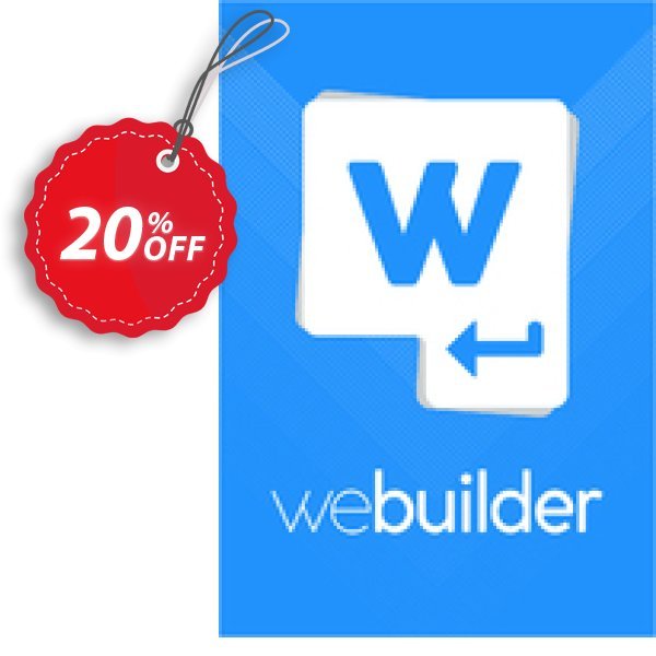 WeBuilder 2018 Personal Coupon, discount WeBuilder 2024 Personal special promo code 2024. Promotion: special promo code of WeBuilder 2024 Personal 2024