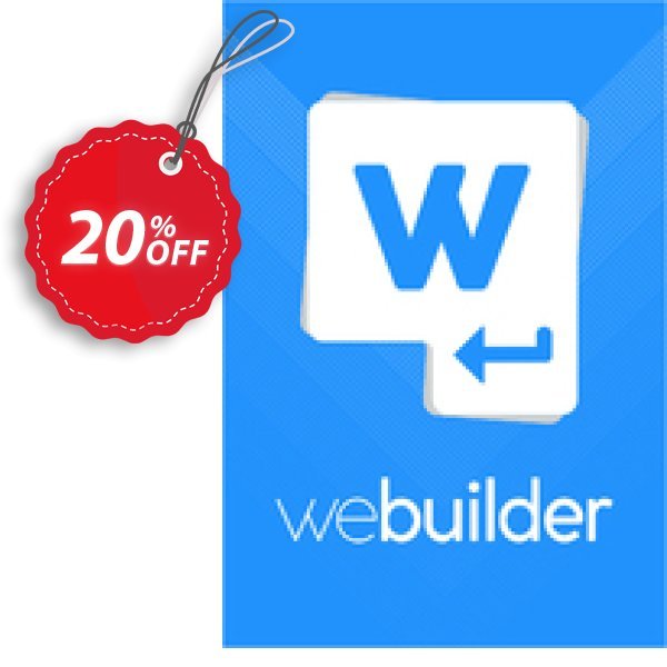 WeBuilder 2018 Personal Coupon, discount WeBuilder 2025 Personal special promo code 2025. Promotion: special promo code of WeBuilder 2024 Personal 2024