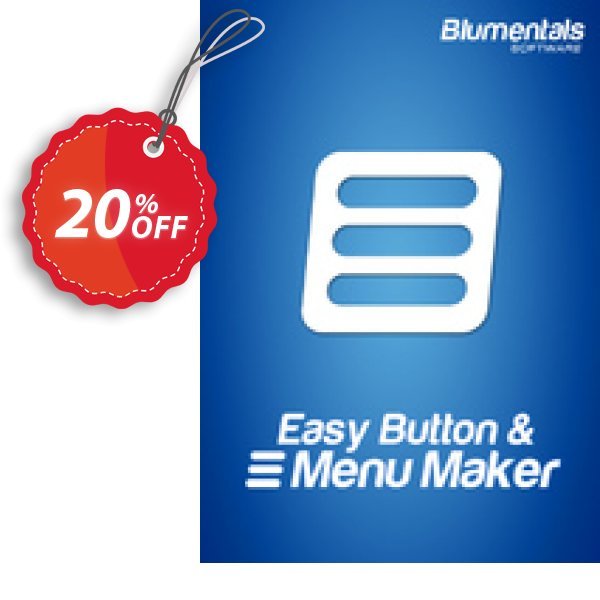 Easy Button & Menu Maker 5 Personal, Extended  Coupon, discount Easy Button & Menu Maker 5 Personal (Extended) wonderful promotions code 2024. Promotion: wonderful promotions code of Easy Button & Menu Maker 5 Personal (Extended) 2024
