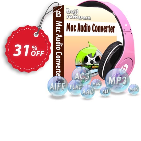 Boilsoft Audio Converter for MAC Coupon, discount Boilsoft Audio Converter for Mac big offer code 2025. Promotion: big offer code of Boilsoft Audio Converter for Mac 2024