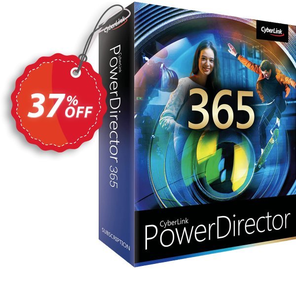 PowerDirector 365 - Annual Plan Coupon, discount 37% OFF PowerDirector 365 - 12 months Jan 2024. Promotion: Amazing discounts code of PowerDirector 365 - 12 months, tested in January 2024