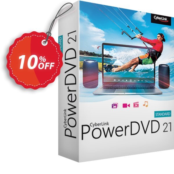 PowerDVD 21 Standard Coupon, discount PowerDVD best promo code 2024. Promotion: best promo code of PowerDVD 2024
