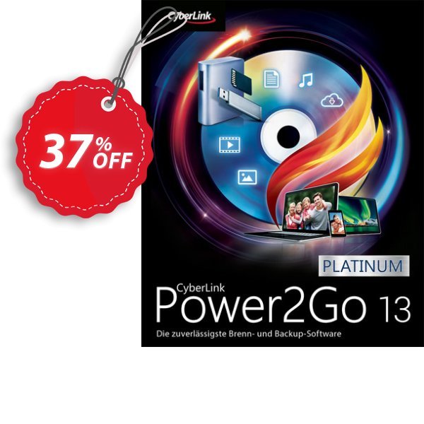 Power2Go 13 Coupon, discount 37% OFF Power2Go 13 Jan 2025. Promotion: Amazing discounts code of Power2Go 13, tested in January 2024