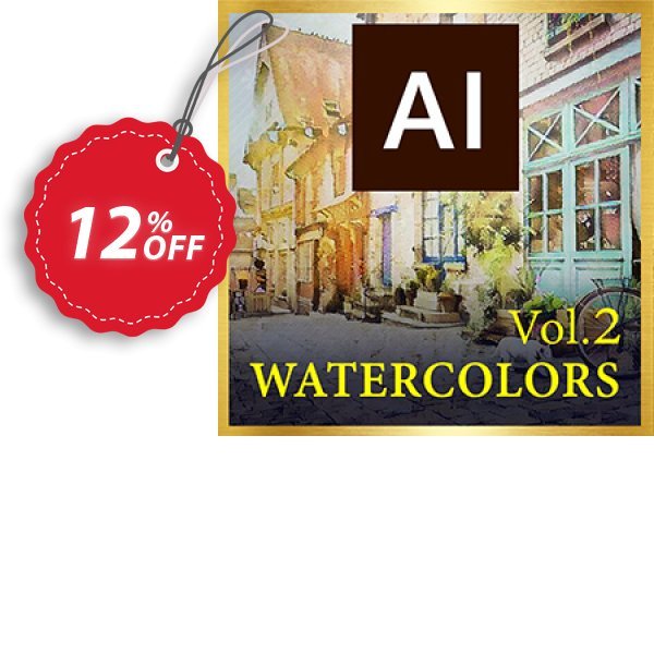 Watercolors Vol. 2 AI Style Pack Coupon, discount Watercolors Vol. 2 AI Style Pack Deal. Promotion: Watercolors Vol. 2 AI Style Pack Exclusive offer