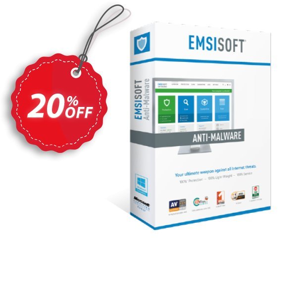 Emsisoft Anti-Malware Home Coupon, discount Emsisoft Anti-Malware Home Super discounts code 2024. Promotion: dreaded discounts code of Emsisoft Anti-Malware Home 2024