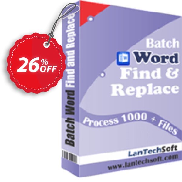 LantechSoft Batch Word Find & Replace Coupon, discount Christmas Offer. Promotion: best discounts code of Batch Word Find & Replace 2024