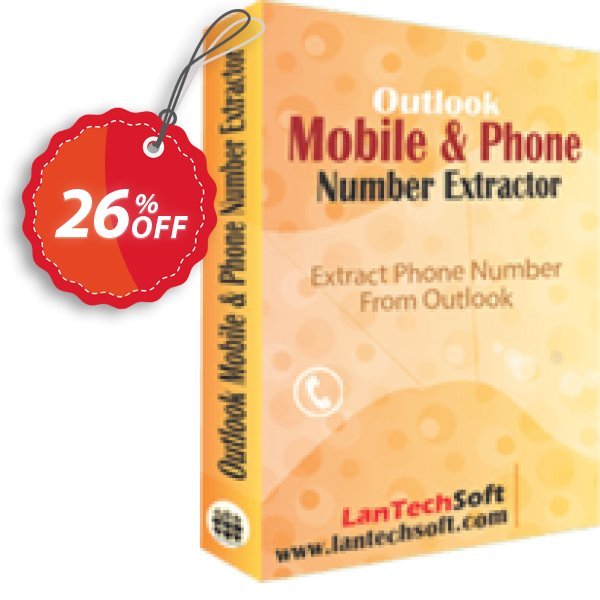 LantechSoft Outlook Mobile and Phone Number Extractor Coupon, discount Christmas Offer. Promotion: big sales code of Outlook Mobile and Phone Number Extractor 2024