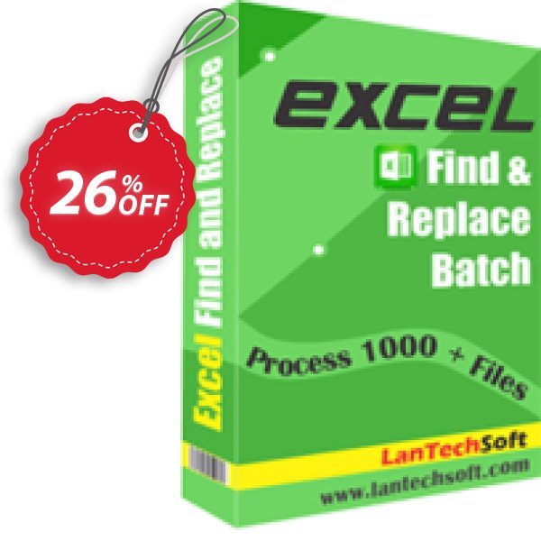 LantechSoft Excel Find and Replace Batch Coupon, discount Christmas Offer. Promotion: stunning sales code of Excel Find and Replace Batch 2024