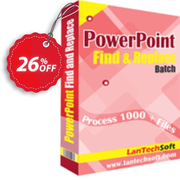 LantechSoft Powerpoint Find and Replace Batch Coupon, discount Christmas Offer. Promotion: amazing deals code of Powerpoint Find and Replace Batch 2024